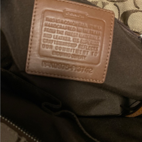 Coach Soho Signature Canvas & Leather Tote Bag F13742 | Like New + Dust Bag - Picture 6 of 13